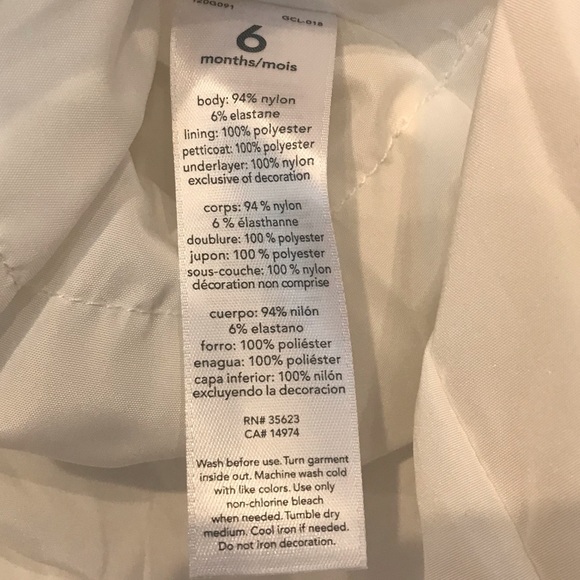 Carter’s White Formal Dress - Picture 7 of 7